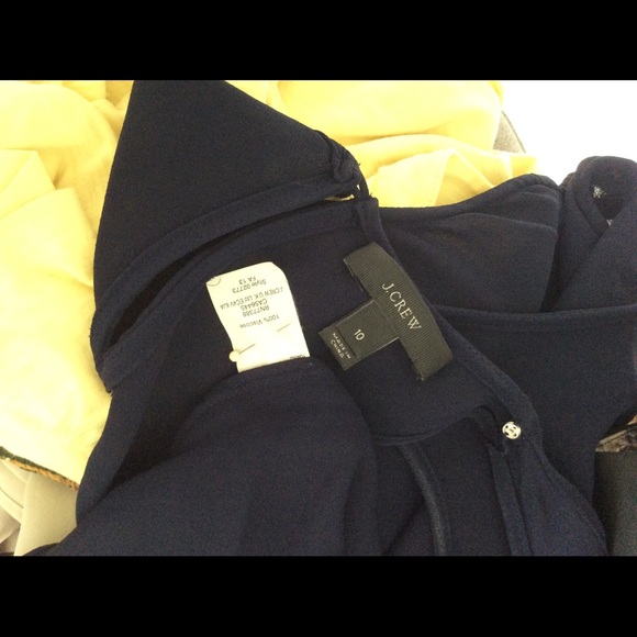 J. Crew Navy Blue Viscose Tank - Picture 8 of 9
